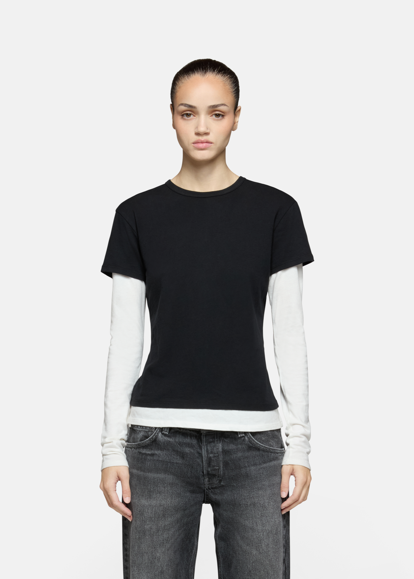 Rory Layered Long Sleeve | EB Denim – ebdenim.com Rory Layered Long Sleeve | EB Denim – ebdenim.com