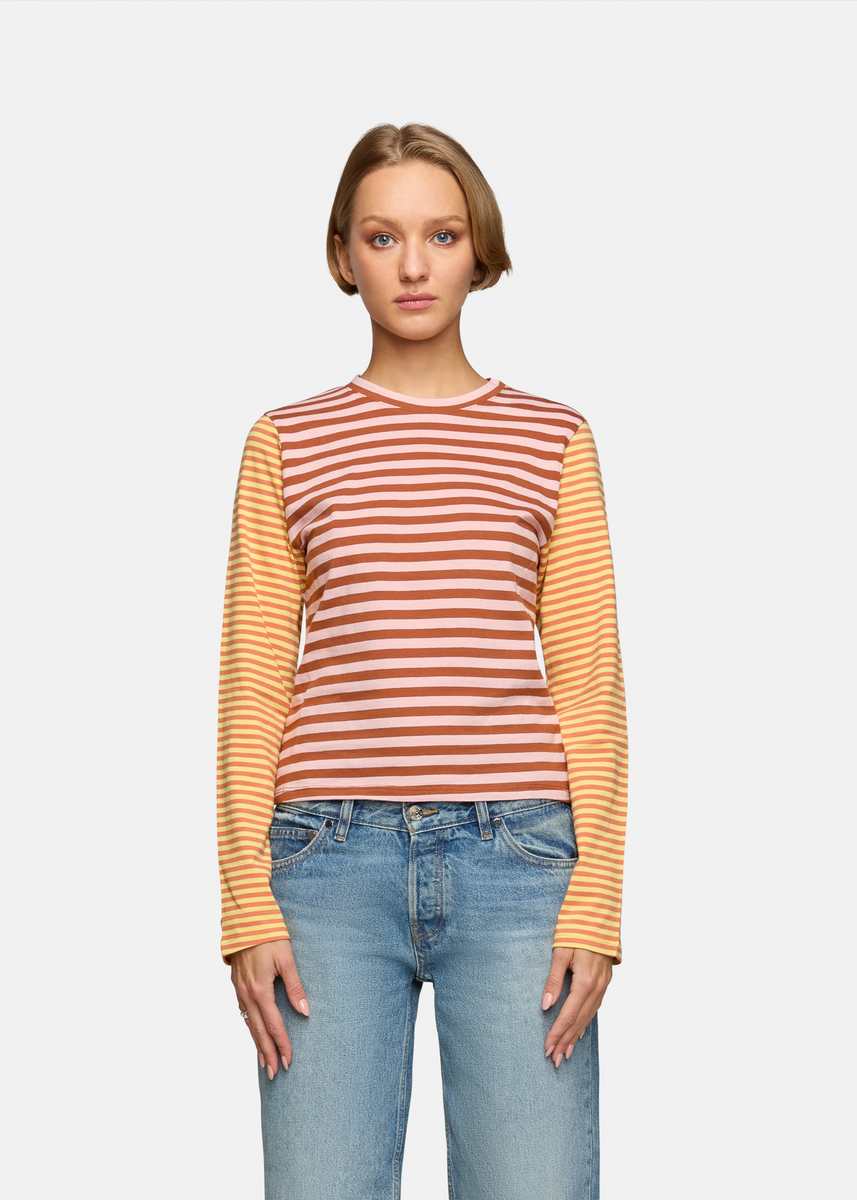 【SATIIIZ】Eden Stripe Knitwear Long Sleeve Sadie Striped Long Sleeve | EB Denim – ebdenim.com
