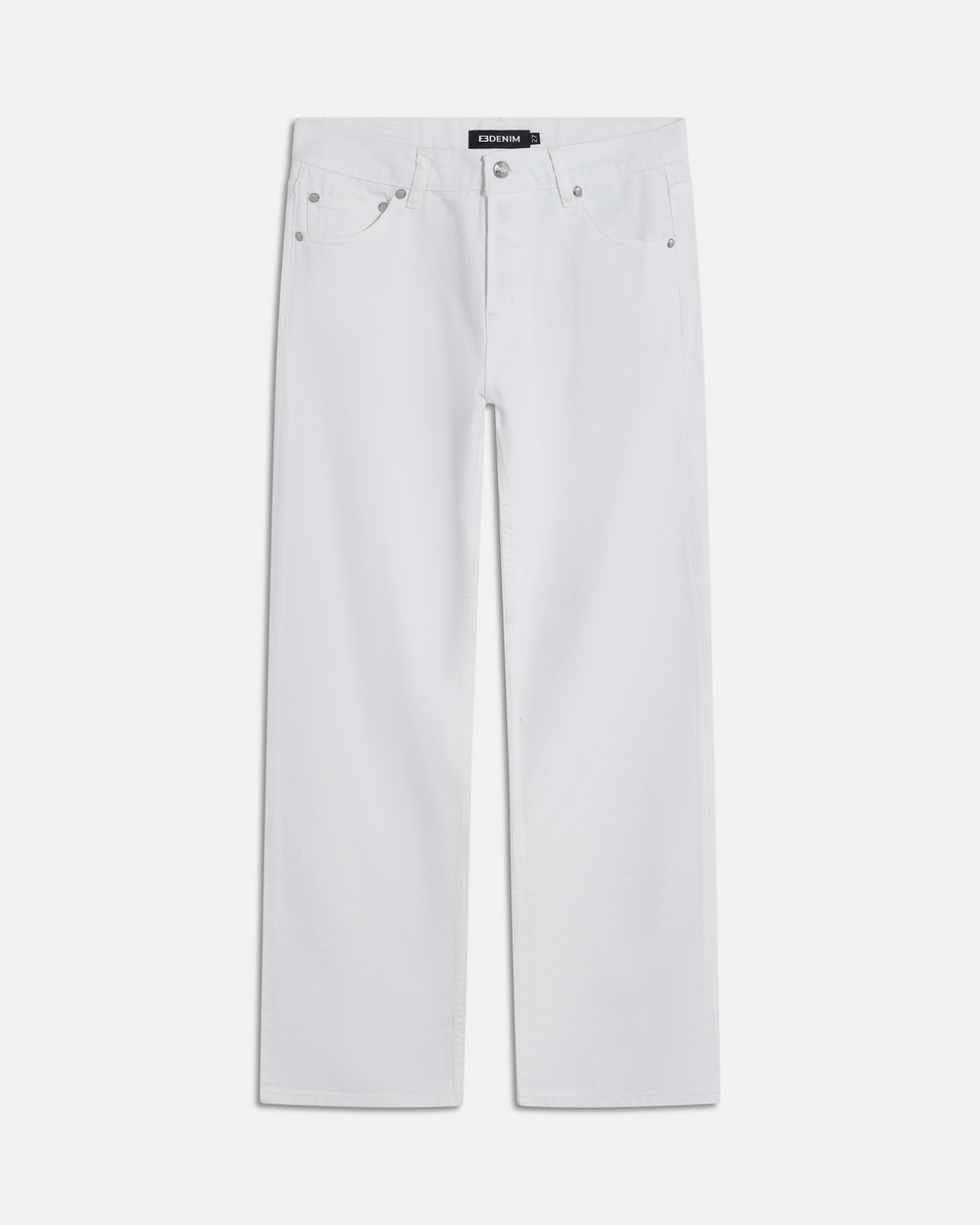 [ ] Low Rise Baggy Fit White Linen Jeans ★人気★ Women's Low Rise Baggy Jean | Women's Clearance