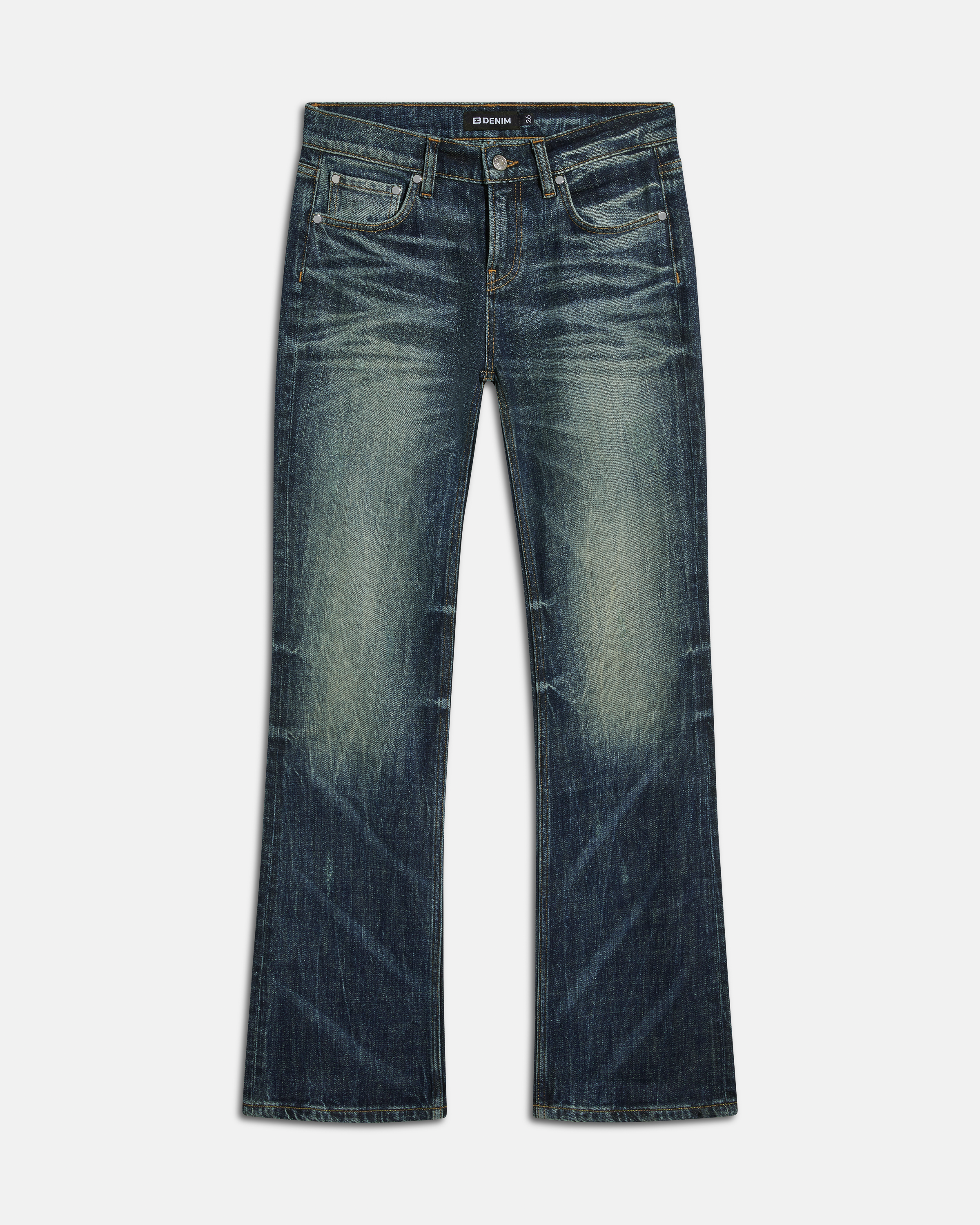 【I AM MARI】Days Bootcut Denim Pants Maria Mid Rise Bootcut | EB Denim – ebdenim.com