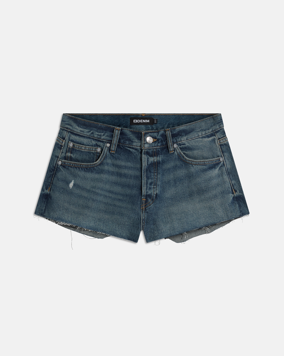 デニム・ジーパン IONSEOUL Cut Off Edge Banding Denim Shorts Low Rise Cut Offs | EB Denim – ebdenim.com