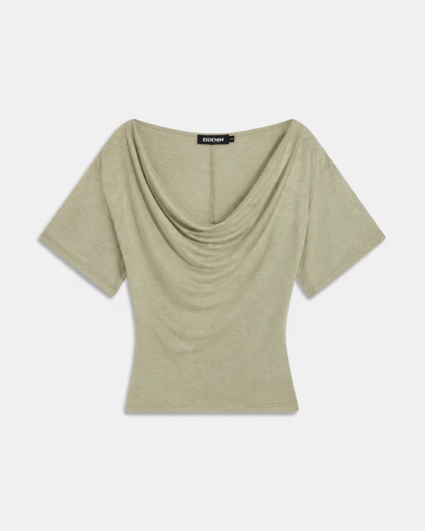 Madeo Cowl Neck Olive