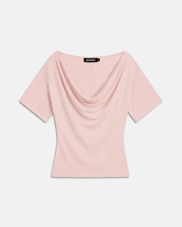 Madeo Cowl Neck Pale Pink