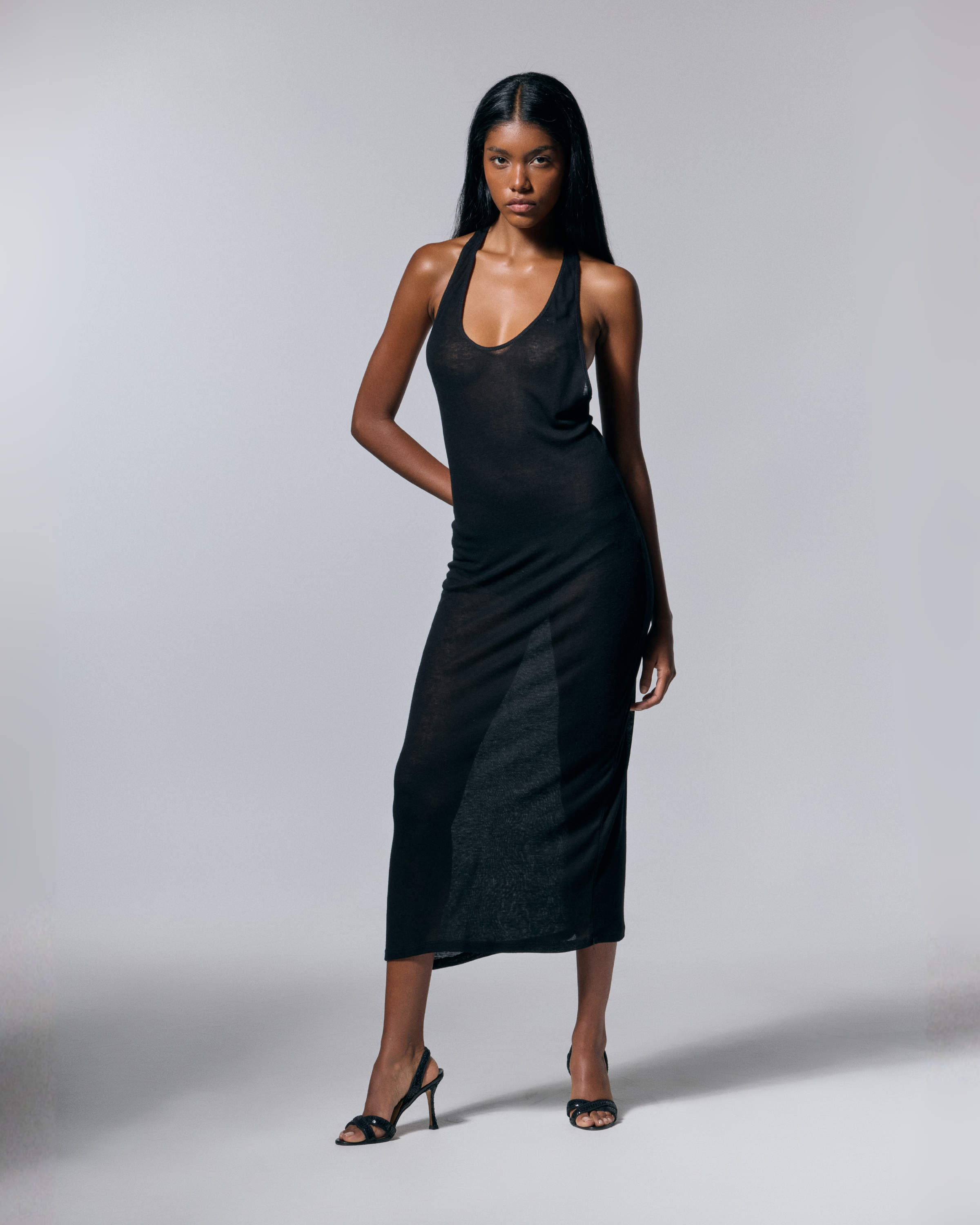 Valley Sheer Maxi Dress