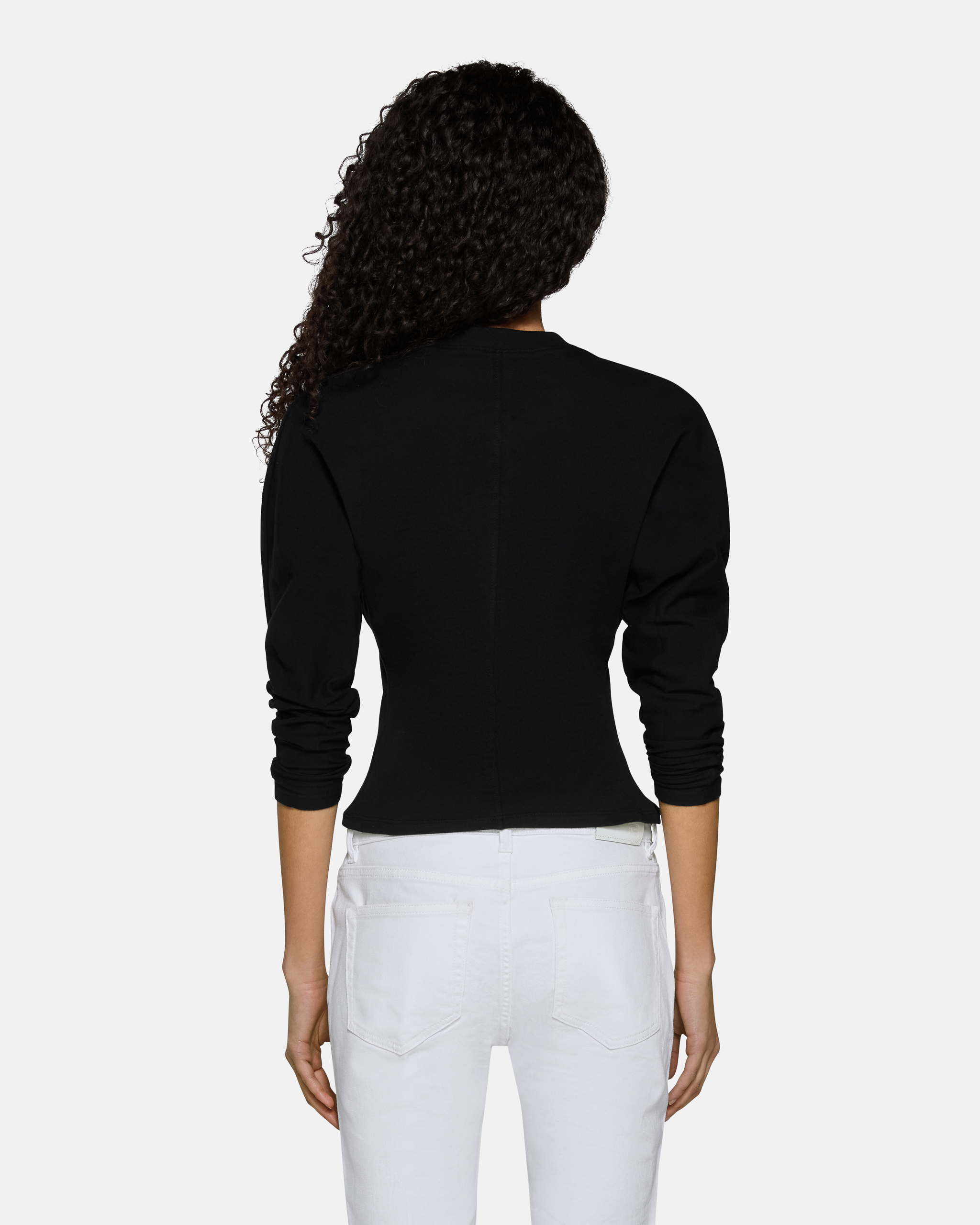 Acacia V-Neck Long Sleeve Black | EB Denim – ebdenim.com