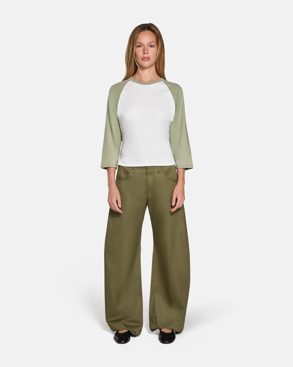 Isla Cinched Pant Deep Olive