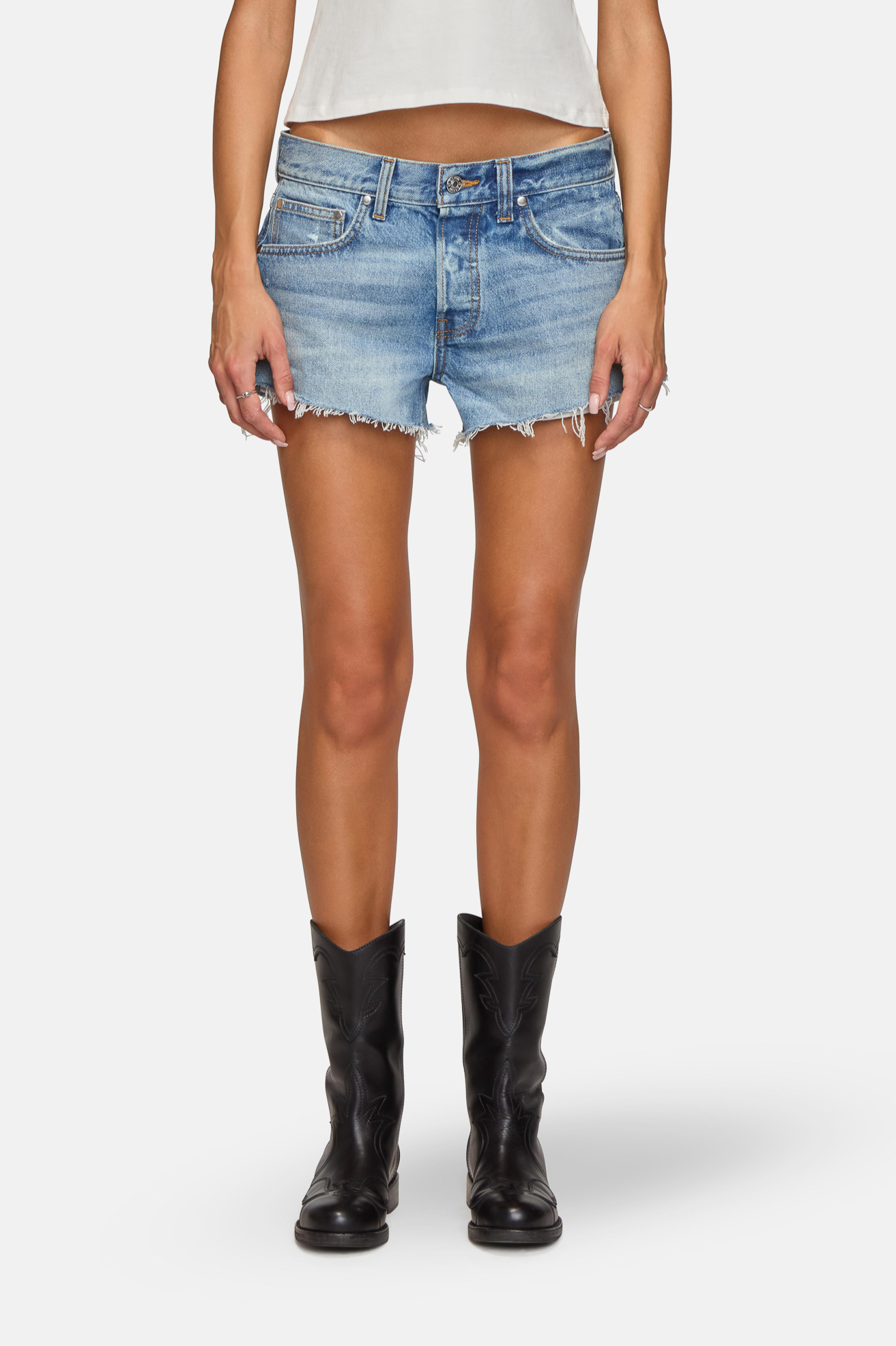 Low Rise Cut Offs ebdenim