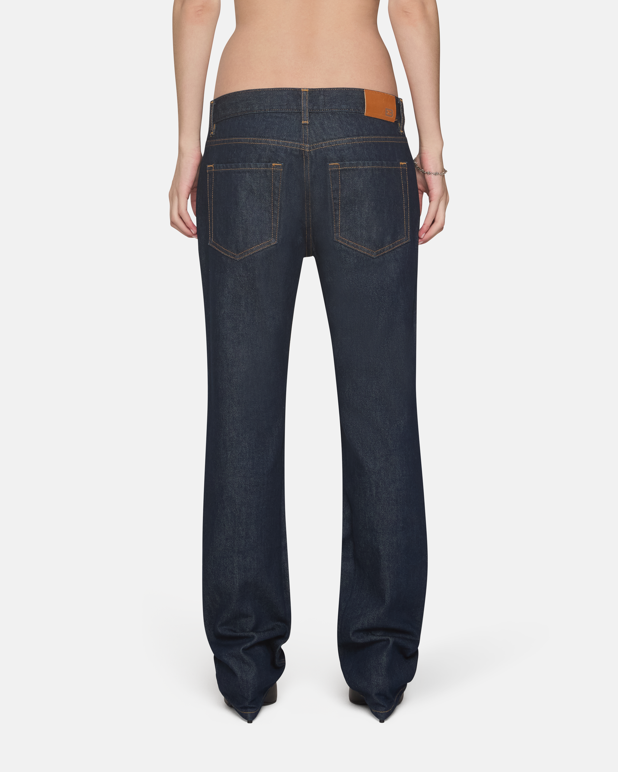 ★beeden L EYELET SEMI LOOSE DENIM★ Rider Loose Straight Jean | Lee | Lee®