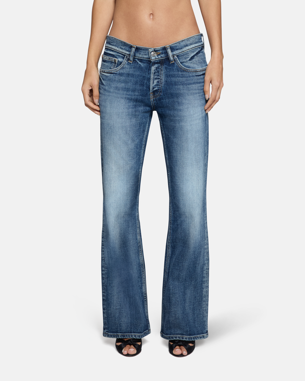 Miley Slouchy Bootcut Blue Latch