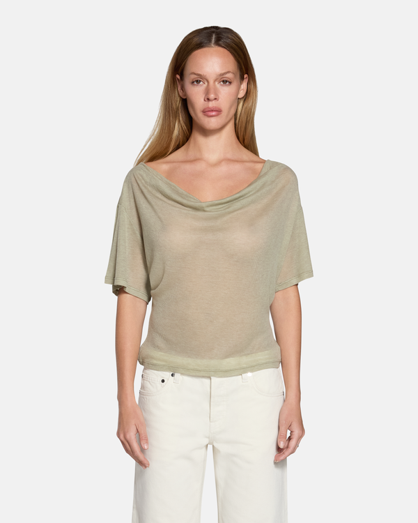 Madeo Cowl Neck Olive