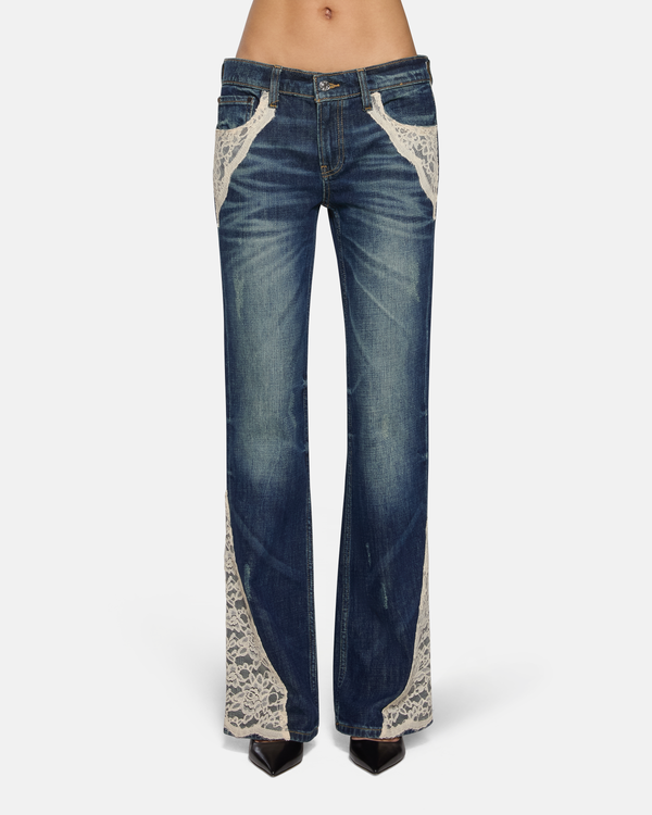 Valentine Jean Ivory Rose Lace