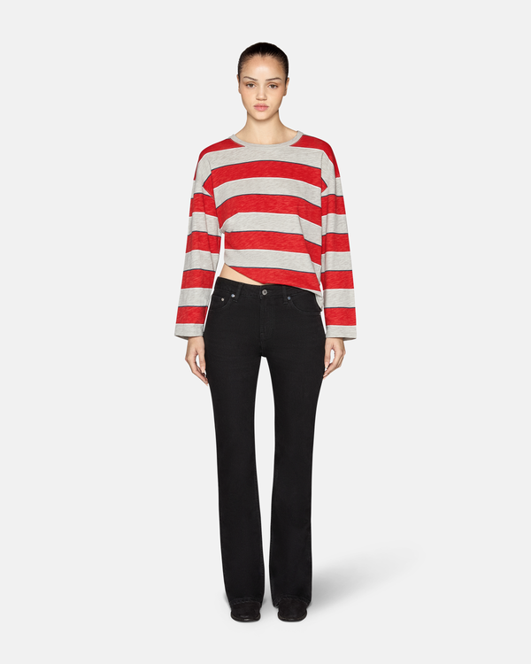 Catia Mid Rise Bootcut Noir