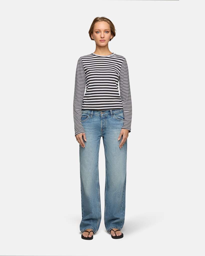 Black and White Contrast Stripe