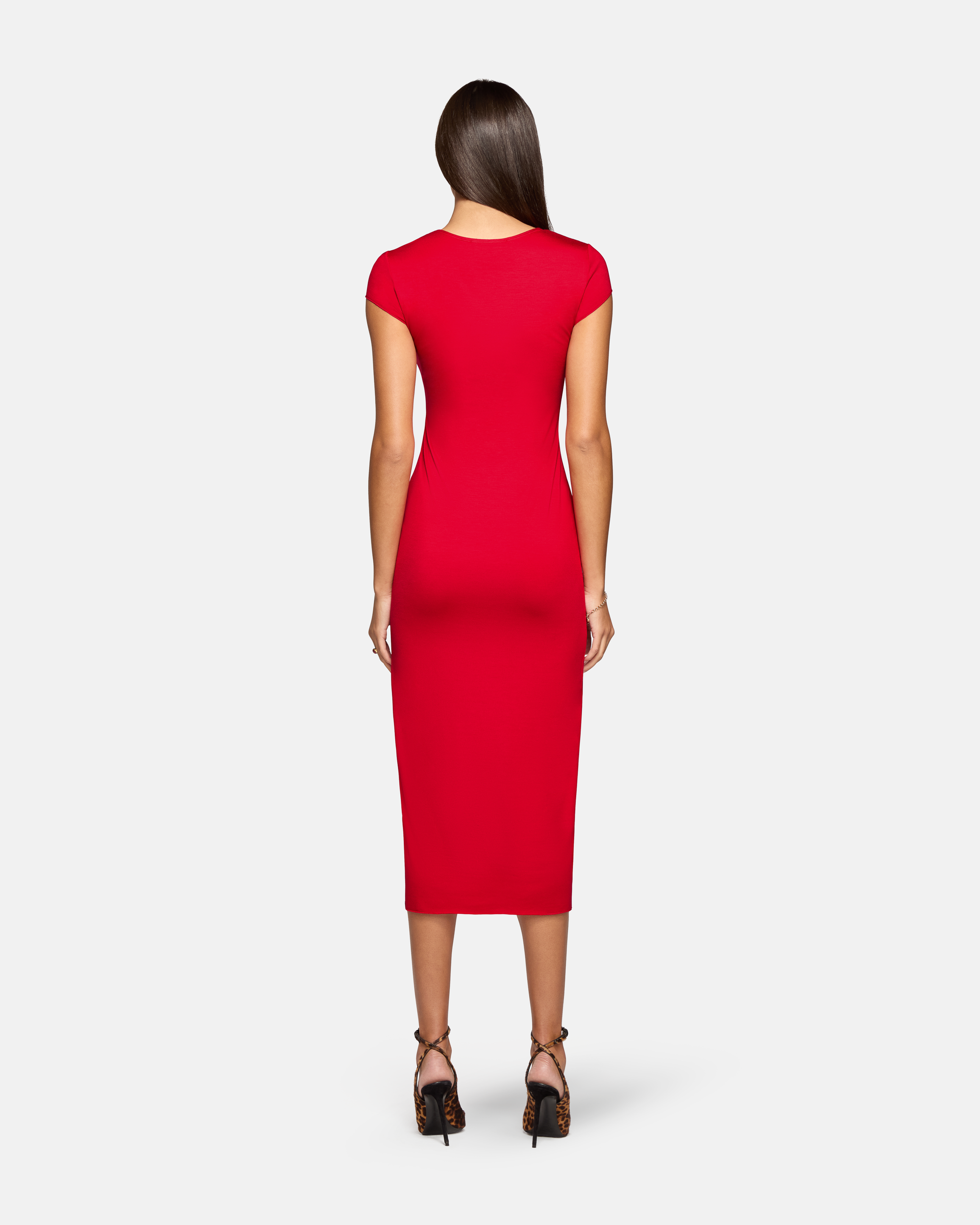 Tulip Dress Red Xs