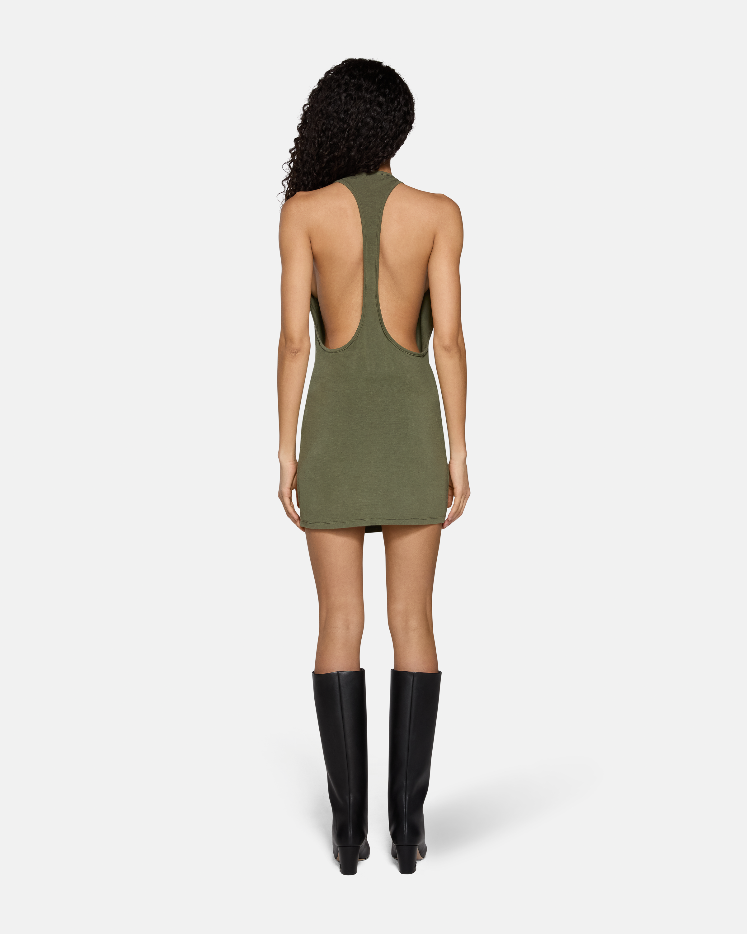 EB Denim Valley Racer Tank Dress in Army - size M EB Denim Valley Racer Tank Dress in Army - size M