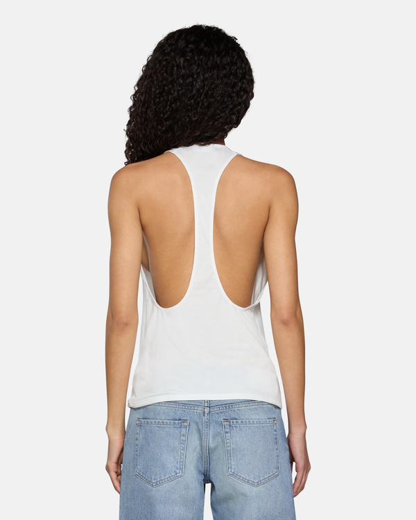 Valley Racer Tank White