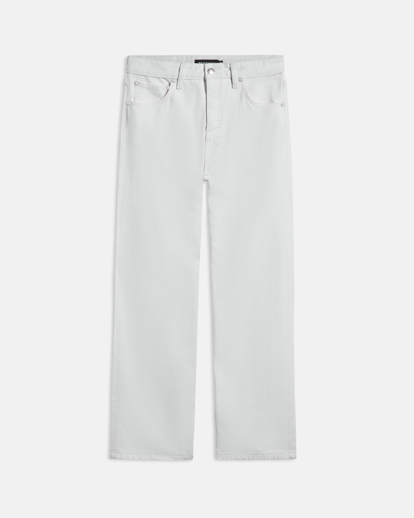 Mid Rise Baggy White