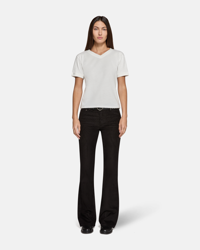 Maria Mid Rise Bootcut Black Corduroy