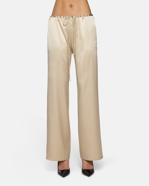 Wren Loose Pull on Pant Sand Silk
