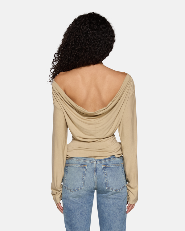 Zinnia Long Sleeve Sand