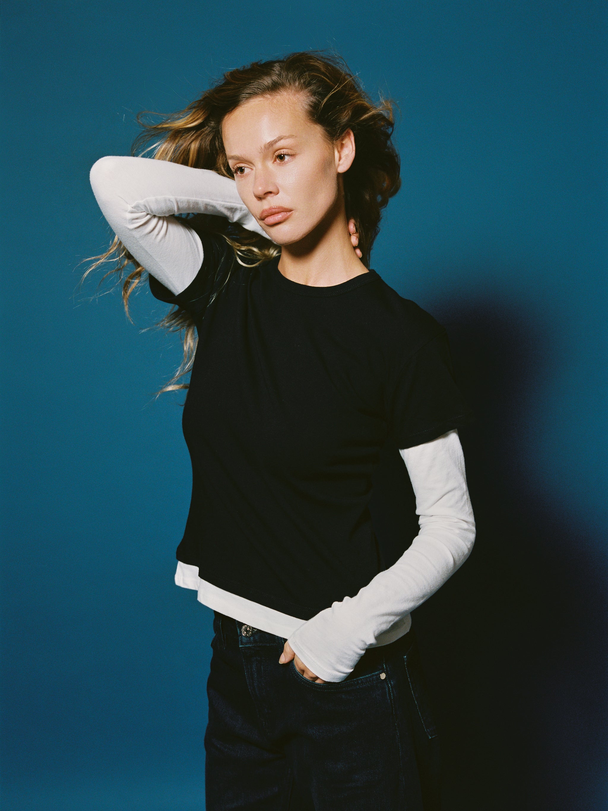 Rory Layered Long Sleeve | EB Denim – ebdenim.com